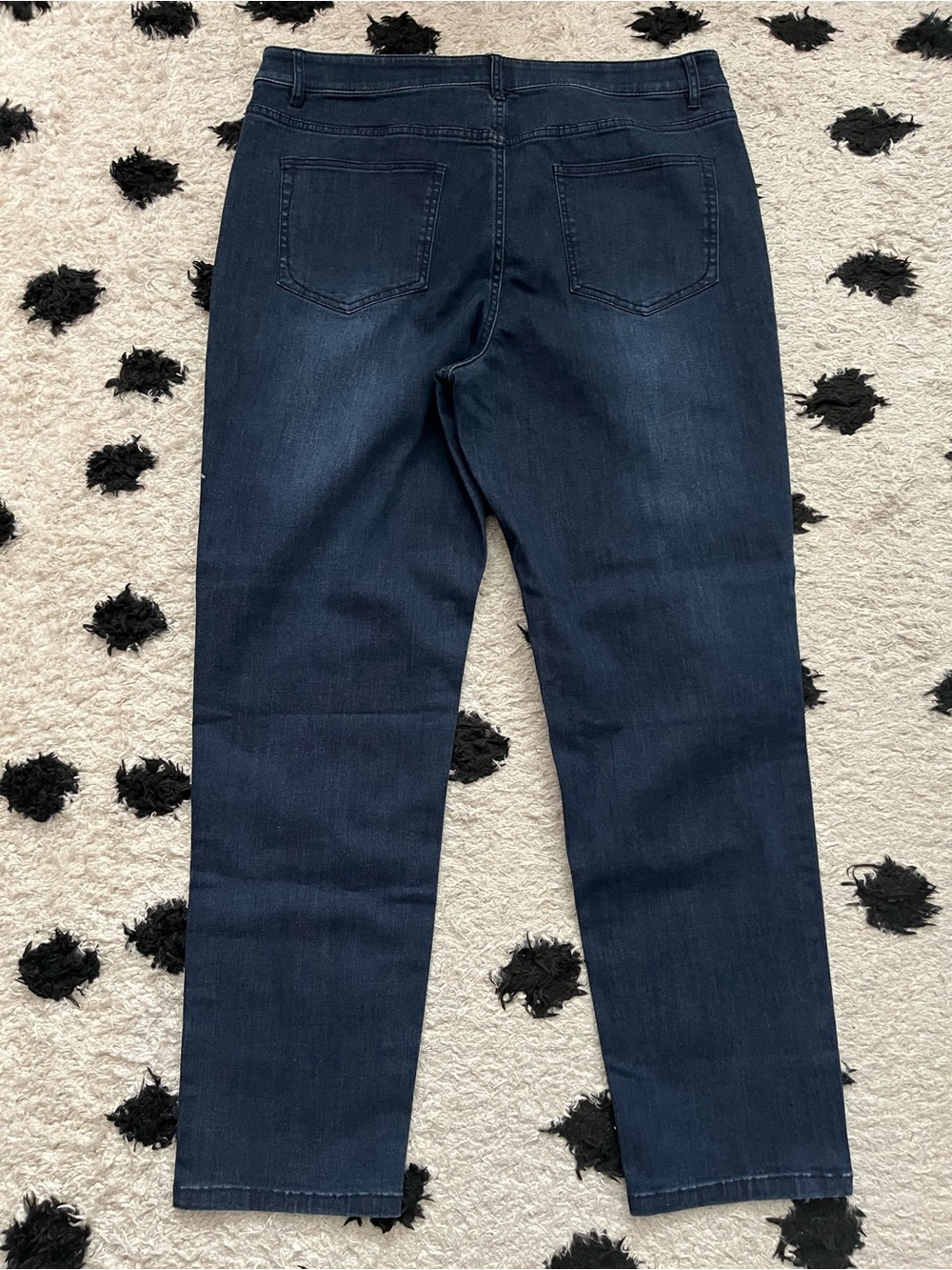 J jill size 14 smooth fit slim ankle Dark Blue Stretch Jeans - Picture 9 of 10